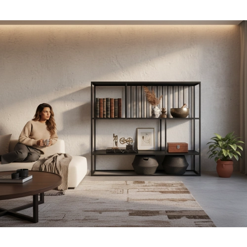 REGAŁ NA KSIĄŻKI METALOWE   RNK-182